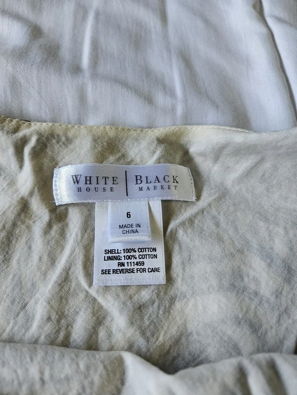 White House Black Market Graphic Floral A-Line Skirt -Size 6